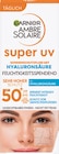 Super UV mit Hyaluronsäure LSF 50+ von Garnier Ambre Solaire für 10,95 € bei Rossmann im Angebot Super UV mit Hyaluronsäure LSF 50+ von Garnier Ambre Solaire im aktuellen Rossmann Prospekt