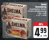 Katzennahrung im Angebot bei E center in Dresden Katzennahrung Angebote von Shelma bei E center Dresden für 4,99 €