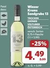 Sandgrube 13 Grüner Veltliner von Winzer Krems im aktuellen combi Prospekt
