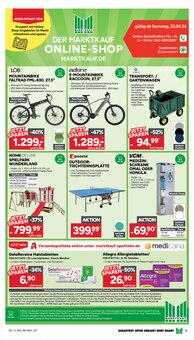 Fahrrad im Marktkauf Prospekt "GANZ GROSS in kleinsten Preisen!" mit 48 Seiten (Fürth)