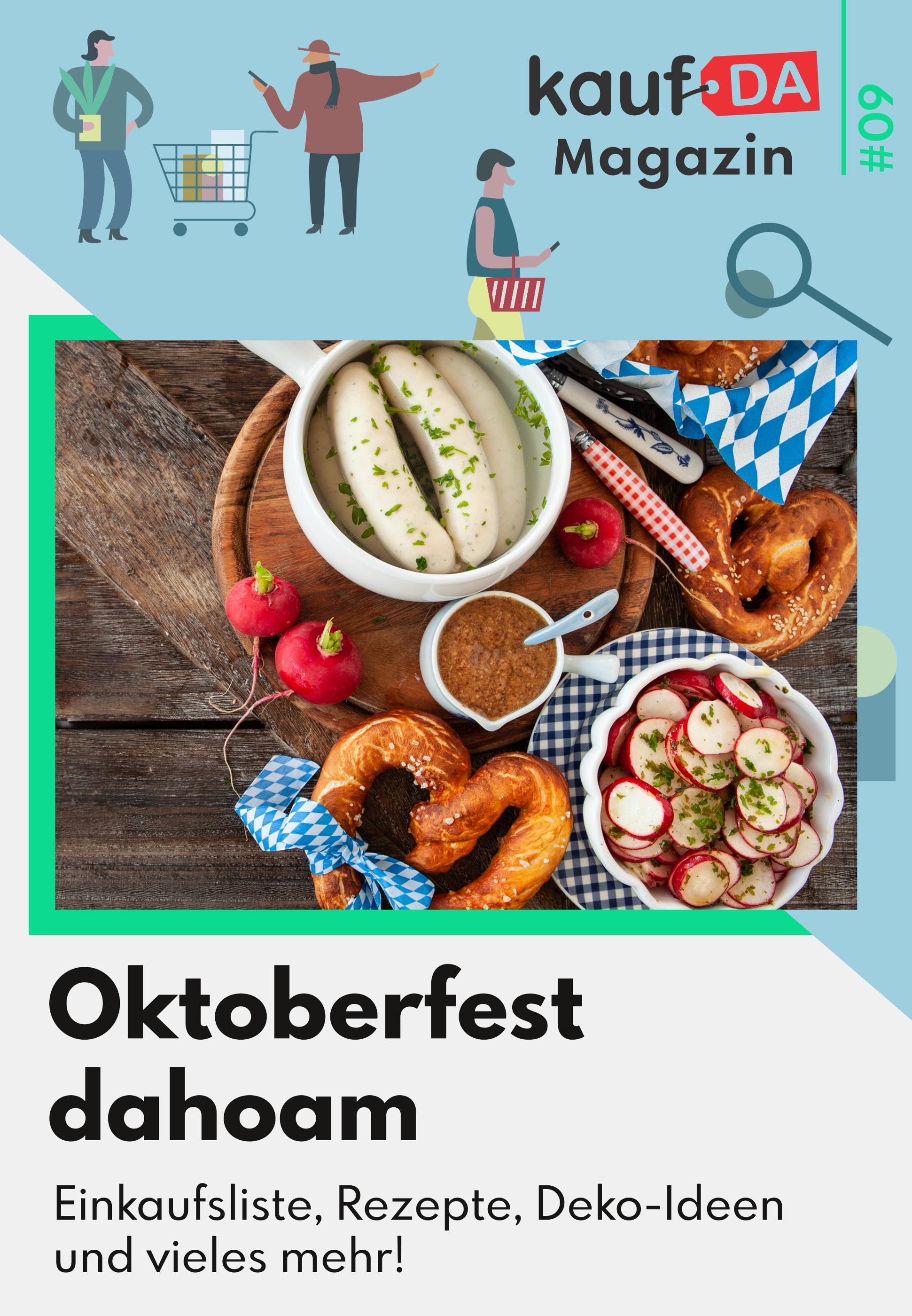 kaufDA Magazin Prospekt für Innernzell mit 1 Seite kaufDA Magazin Prospekt für Innernzell: "Oktoberfest dahoam", 1 Seite, 22.09.2021 - 20.10.2021