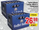 Gaffel Kölsch, Lemon, Wiess o. Fassbrause Angebote von Gaffel Kölsch bei Trinkgut Remscheid für 26,98 €