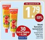 Tomatenkonzentrat Angebote von Mutti bei WEZ Bad Oeynhausen für 1,79 €