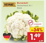 Blumenkohl im aktuellen Prospekt bei Netto Marken-Discount in Mehlmeisel