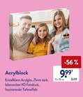 Acrylblock im aktuellen ALDI SÜD Prospekt für 9,99 €