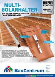 i&M BauCentrum Prospekt "Multisolarhalter – innovative Befestigung" für Merseburg, 2 Seiten, 01.07.2026 - 31.07.2026