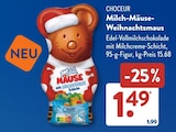 Milch-Mäuse-Weihnachtsmaus von Choceur im aktuellen ALDI SÜD Prospekt für 1,49 €