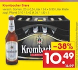 Aktuelles Krombacher Biere Angebot bei Netto Marken-Discount in Salzgitter ab 10,49 €