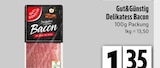 Bacon im E xpress Prospekt Delikatess Bacon von Gut&Günstig im aktuellen E xpress Prospekt für 1,35 €