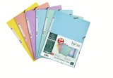 6 chemises à élastiques “Aquarel” - Exacompta - Bureau Vallée à Bergerac 6 chemises à élastiques “Aquarel” - Exacompta en promo chez Bureau Vallée Bergerac à 1,99 €