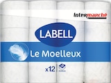 Papier toilette classique x12 blanc moelleux - LABELL dans le catalogue Intermarché Hyper