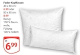 Feder-Kopfkissen bei GLOBUS im Prospekt "" für 6,99 €