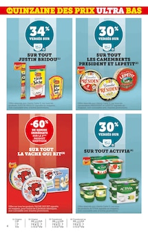 Promo Activia dans le catalogue Super U du moment à la page 4