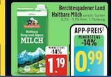 E center Gars - Haltbare Milch Angebot im Prospekt Haltbare Milch bei E center im Gars Prospekt für 0,99 €
