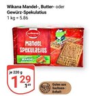 Mandel-Spekulatius im Angebot bei GLOBUS in Jena Mandel-Spekulatius Angebote von Wikana bei GLOBUS Jena für 1,29 €