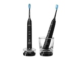 Sonicare HX9914/54 DiamondClean 9000 Doppelpack Elektrische Zahnbürste Schwarz, Reinigungstechnologie: Schalltechnologie Angebote von PHILIPS bei MediaMarkt Saturn Aalen für 199,00 €