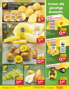 Kartoffeln im Netto Marken-Discount Prospekt "Aktuelle Angebote" mit 50 Seiten (Mainz)