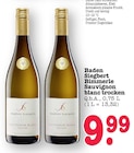 Sauvignon Blanc trocken Angebote von Siegbert Bimmerle bei E center Baden-Baden für 9,99 €