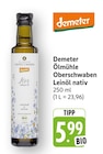 EDEKA Nidderau - Ölmühle Oberschwaben Leinöl nativ Angebot im Prospekt Ölmühle Oberschwaben Leinöl nativ bei EDEKA im Nidderau Prospekt für 5,99 €