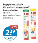aktiv Vitamin- & Mineralstoff Brausetabletten Abwehr aktiv von Doppelherz im aktuellen V-Markt Prospekt für 2,29 €