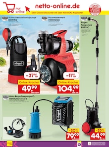 Regenfass-Pumpe im aktuellen Netto Marken-Discount Prospekt (Leipzig) Regenfass-Pumpe im Netto Marken-Discount Prospekt "Aktuelle Angebote" mit 53 Seiten (Leipzig)