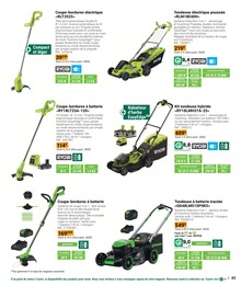 Offre Tondeuse Électrique dans le catalogue Gamm vert du moment à la page 45