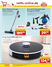 Netto Marken-Discount Dampfreiniger im Prospekt 