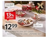 Kuchenteller-Set oder Kaffee-Obere und -Untere-Set Angebote von X-Mas bei XXXLutz Möbelhäuser Bad Kreuznach für 12,99 €