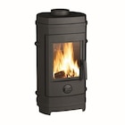 Poêle à bois en fonte Remilly - 7kW - Anthracite - Brico Cash à Vannes Poêle à bois en fonte Remilly - 7kW - Anthracite en promo chez Brico Cash Vannes à 480,00 €