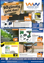 Aktueller Werkers Welt Baumarkt Prospekt in Pohlheim und Umgebung, "Energie vom Balkon? SO günstig geht das!" mit 8 Seiten, 10.05.2025 - 17.05.2025