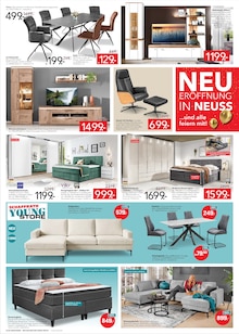 Bett im aktuellen Schaffrath Prospekt (Neuss) Bett im Schaffrath Prospekt "NEUERĂ–FFNUNG NEUSS" mit 4 Seiten (Neuss)