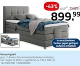 Boxspringbett im aktuellen ROLLER Prospekt