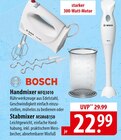 BOSCH Handmixer MFQ3010 oder Stabmixer MSM6B150 Angebote bei famila Nordost Celle für 22,99 €