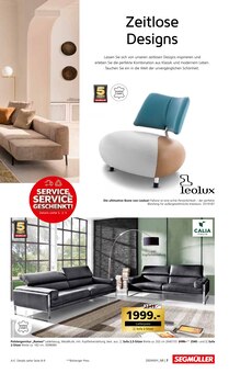 Sitzmöbel im Segmüller Prospekt "Wohndesign - Inspirierende Ideen für Ihr Zuhause" mit 30 Seiten (Nürnberg)