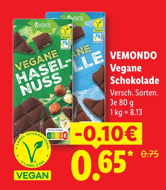 Vegane Schokolade