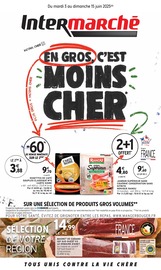 Catalogue Intermarché à Saint-Sulpice-de-Royan cette semaine, valable du 03/06/2025 au 15/06/2025 Prospectus Intermarché à Saint-Sulpice-de-Royan, "EN GROS, C'EST MOINS CHER", 20 pages de promos valables du 03/06/2025 au 15/06/2025