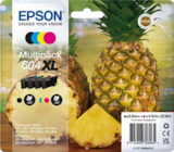 Pack de 4 cartouches d'encre 604XL Ananas - Epson - Bureau Vallée Pack de 4 cartouches d'encre 604XL Ananas - Epson à 72,90 € dans le catalogue Bureau Vallée