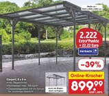 Carport, 5 x 3 m im Angebot bei Netto Marken-Discount in Leipzig Carport, 5 x 3 m Angebote bei Netto Marken-Discount Leipzig für 899,99 €