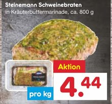 Schweinebraten bei Netto Marken-Discount in Erkelenz Schweinebraten im Angebot bei Netto Marken-Discount Erkelenz für 4,44 €