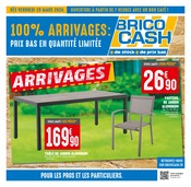 Table De Jardin Angebote im Prospekt "100% ARRIVAGES : PRIX BAS EN QUANTITÉ LIMITÉE" von Brico Cash auf Seite 1