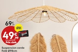 Suspension corde Folk Ø98cm dans le catalogue Maxi Bazar