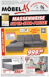Möbel AS Prospekt für Abtsgmünd: "MASSENWEISE SUPER-SPAR-PREISE!", 16 Seiten, 11.05.2024 - 25.05.2024
