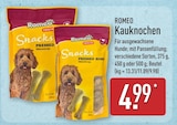 Kauknochen 375 g im Angebot bei ALDI Nord in Soest Kauknochen 375 g Angebote von Romeo bei ALDI Nord Soest für 4,99 €