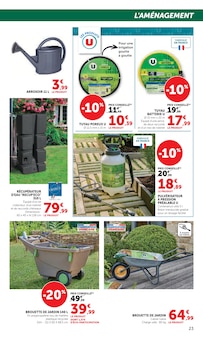 Promotion Tuyau D'arrosage dans le prospectus Hyper U, valable du 16/02/2026 au 15/03/2026 Promo Tuyau D'arrosage dans le catalogue Hyper U du moment à la page 23