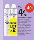 Déodorant - DOVE en promo chez E.Leclerc Déodorant - DOVE dans le catalogue E.Leclerc
