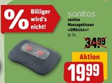 Massagekissen SMG141 Angebote von sanitas bei REWE Mönchengladbach für 19,99 €