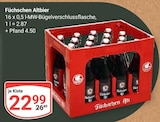 Altbier im Angebot bei GLOBUS in Kempen Altbier Angebote von Füchschen bei GLOBUS Kempen für 22,99 €