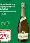 Jahrgangssekt Angebote von Schloss Moritzburg bei GLOBUS Brühl für 2,99 €