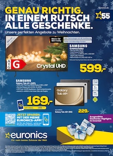 EURONICS Prospekt "GENAU RICHTIG. IN EINEM RUTSCH ALLE GESCHENKE." mit 16 Seiten