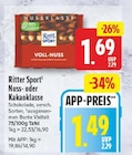 Nussklasse von Ritter Sport für 1,49 € bei EDEKA im Angebot Nussklasse von Ritter Sport im aktuellen EDEKA Prospekt